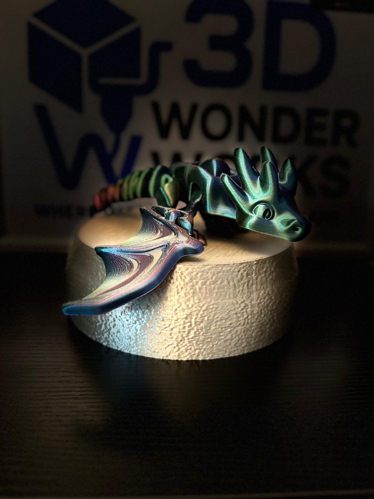 3d printed flying dragon- medium.