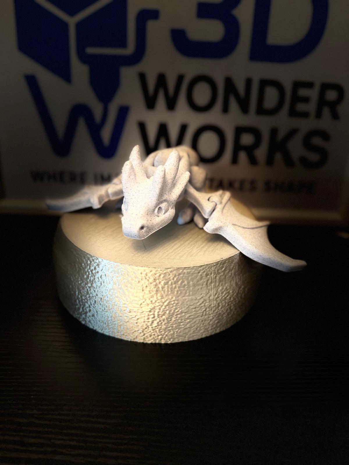 3d printed flying dragon- medium.
