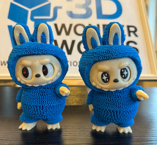 Big 3d printed Labubu, with changing eyes