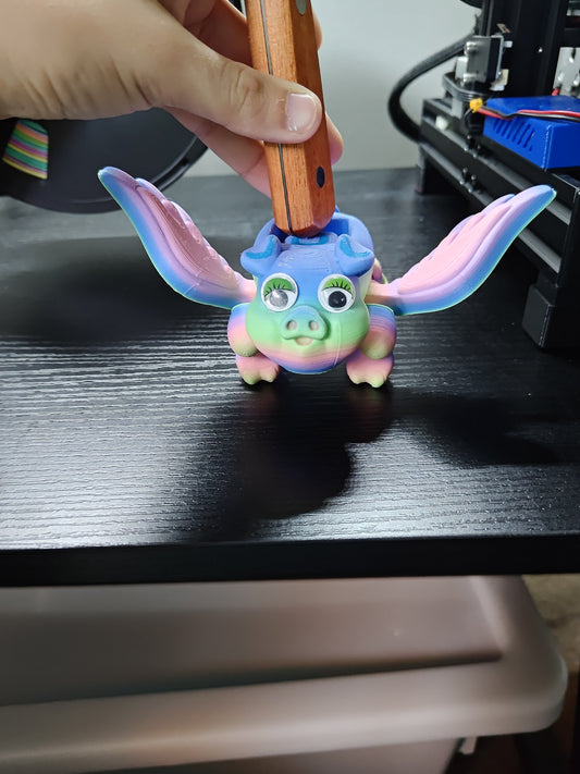 3D printed flying pig medium.