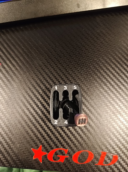 3D printed gear shift fidget